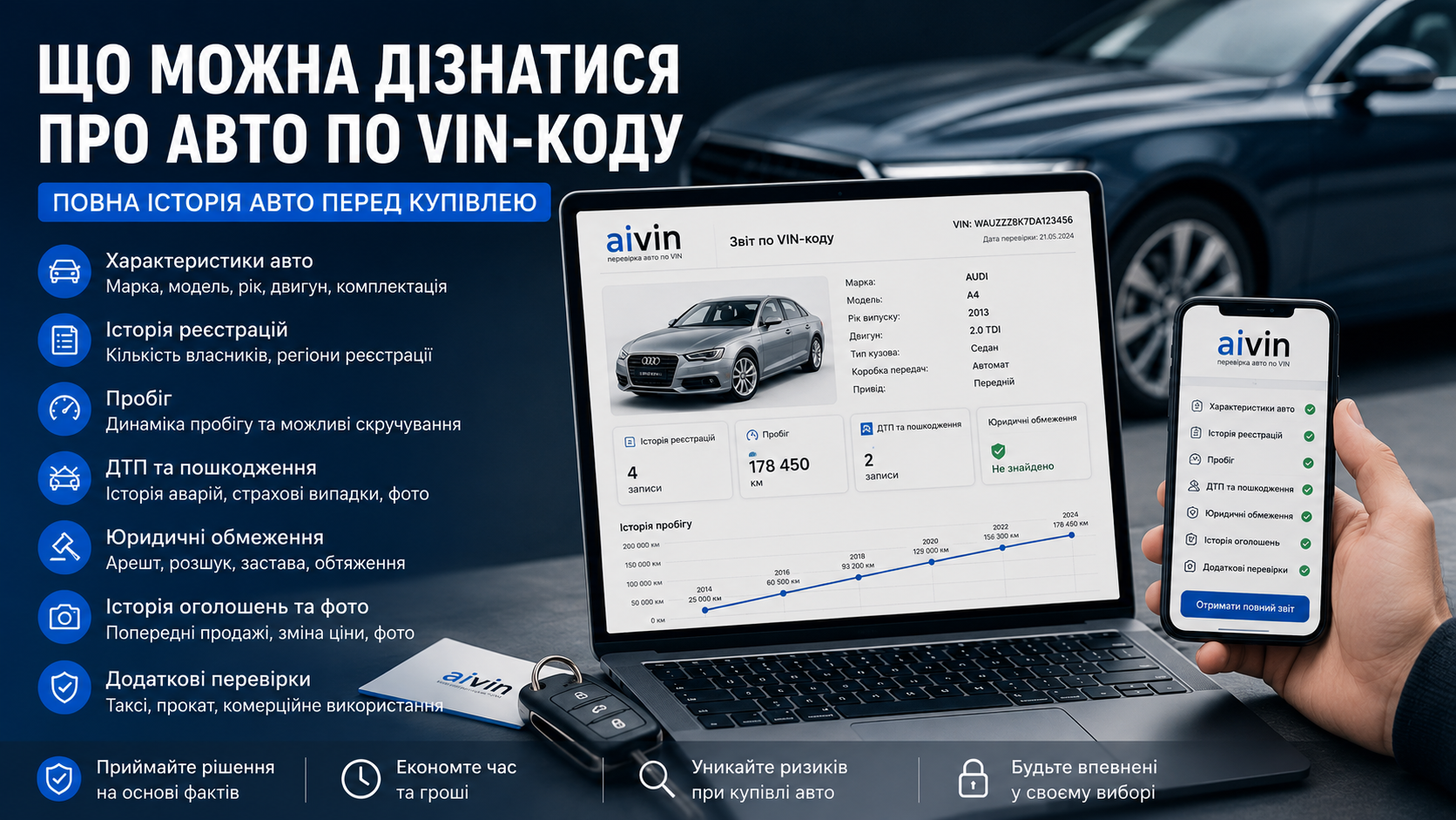 Що можна дізнатися про авто по VIN-коду в Україні
